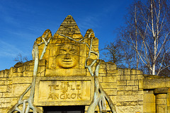 Maybe very old walls - Temple of Angkor!