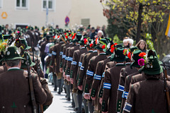 Patronatstag der Gebirgsschützen in Miesbach