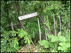 West Way sign