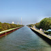 Datteln-Hamm-Kanal von der Brücke Jahnstraße aus (Bergkamen-Oberaden) / 9.04.2017