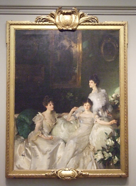 The Wyndham Sisters by Sargent in the Metropolitan Museum of Art, August 2010
