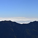 Passat clouds covering the forest of Cumbre Nueva,