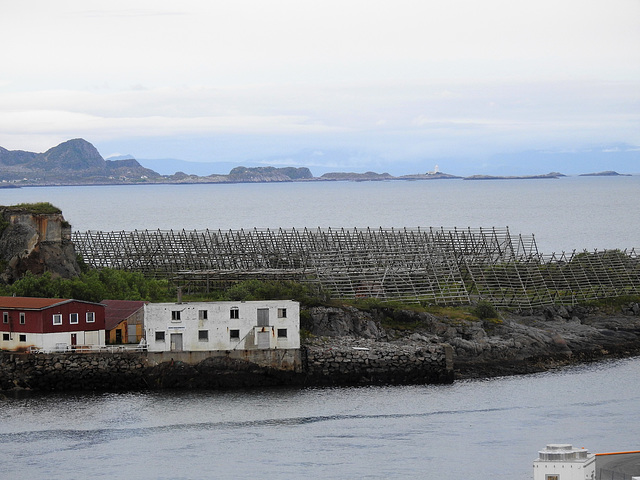 Stockfisch-Trockner in Svolvær