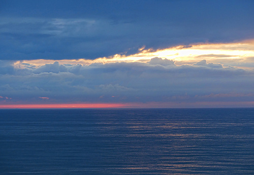 Sunset Westende belgium