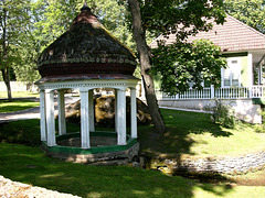 Wasseranschluss im Gutshof Palmse