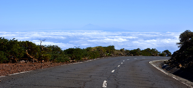 On the way to Roque de los Muchachos Observatory,