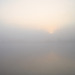 sunrise amid fog