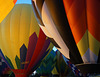 Balloons at twilight