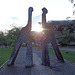 DSC06623 - escultura 'Un abrazo andinoamericano as pessoas unem', de Lautaro Labbé e alunos