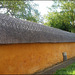 thatched cob wall