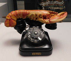 Lobster Telephone by Dali in the Metropolitan Museum of Art, January 2022