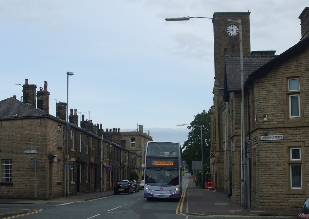 DSCF0609 First Manchester SN12 AOP in Milnrow - 5 Jul 2015