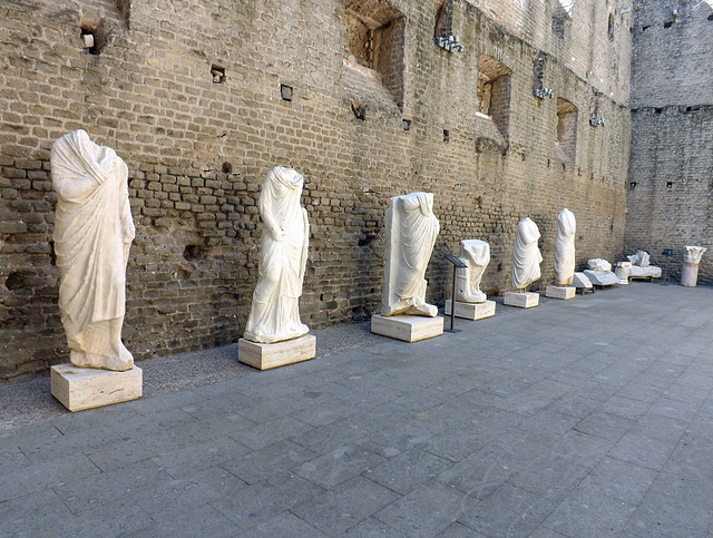 Sculpture in the Tomb of Caecilia Metella, July 2012