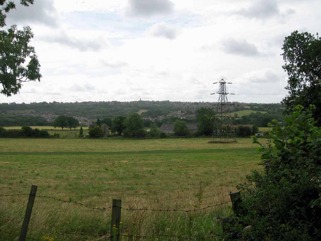 Looking towards Sedgley from the Colton Hills