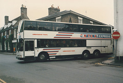 Ambassador Travel 903 (A666 XDA) in Mildenhall – Early June 1986 (37-13)