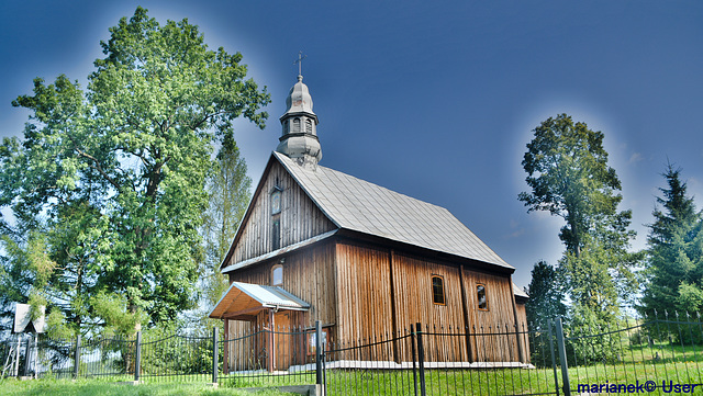 Orthodox church of St. Michael the Archangel in Bandrów Narodowy,Poland