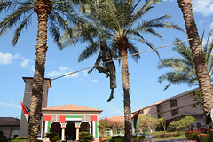 U.A.E., The Entrance to the Ritz-Carlton, Dubai