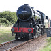 WD class 2-10-0 90775 between Sheringham & Weybourne with 2M08 09.52 Sheringham - Holt,North Norfolk Railway 2nd September 2017.