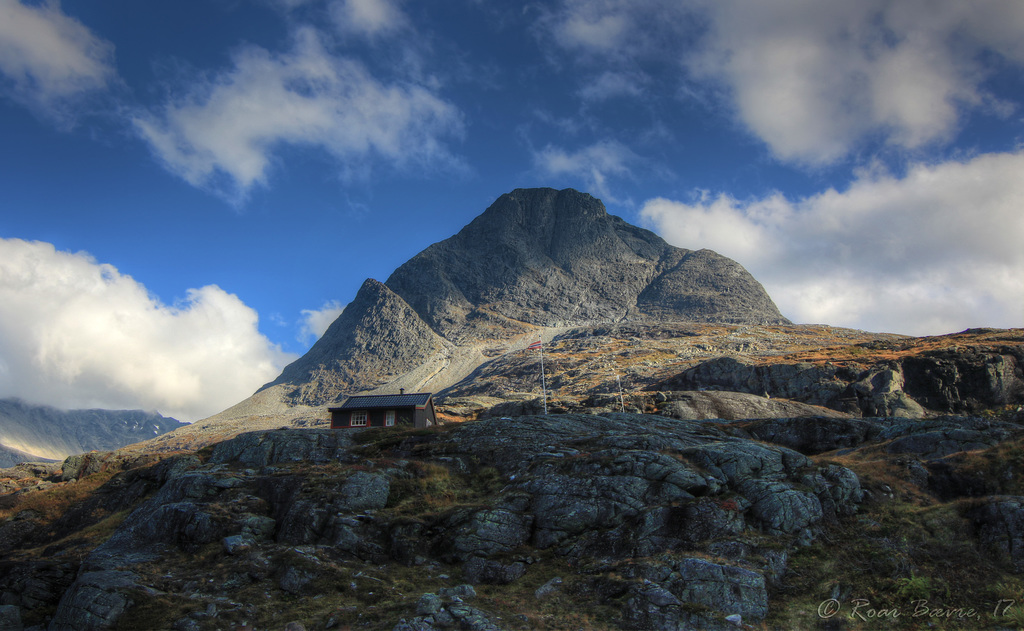 Mountain cabin.