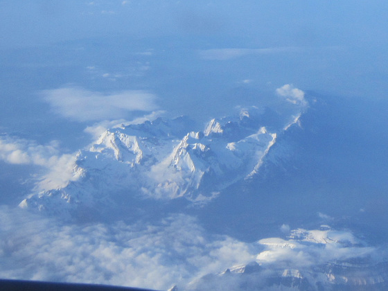 Amazing snow capped mountains