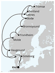 Norwegen Kreuzfahrt 2025