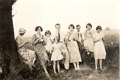 Family and friends, 1930s