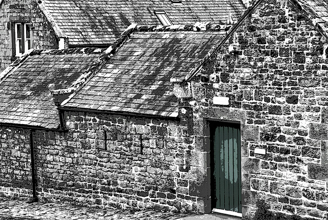 La porte tout verte