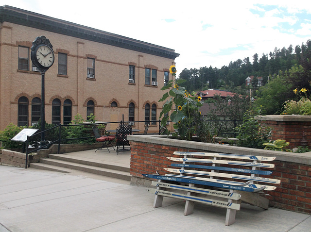 Banc ski bench