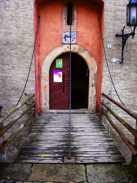 Zugbrücke zum Schloss Kuckucksstein