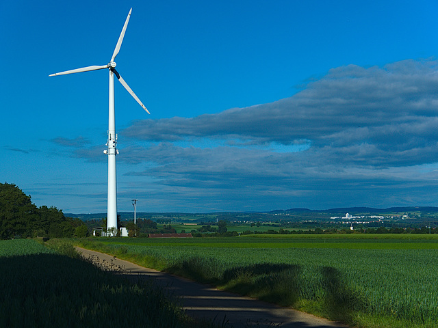 Windkraftanlage bei Eckenweiler