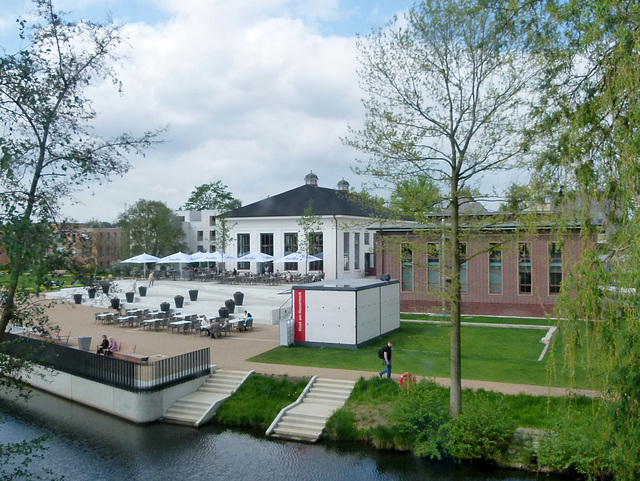 Wasserwerk mit Kanu-Anleger-Treppen