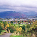 Looking from near Whinney Brow over Keswick and Derwent Water towards Catbells (Scan from Oct 1994)