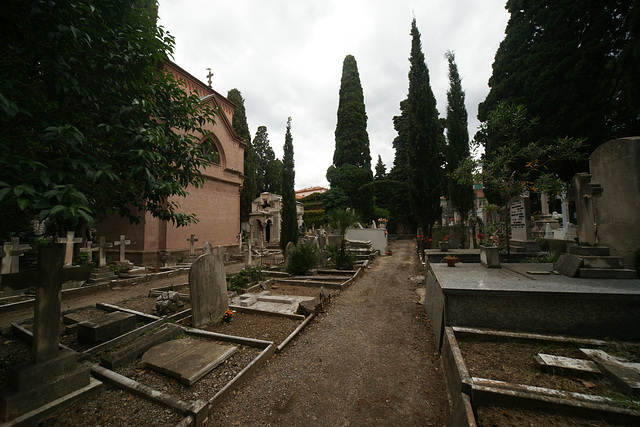 Old Cemetery In San Remo