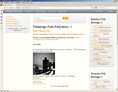 Tiltdesign Foto FAQ News - Entwicklungstipps