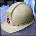 An antique hard-hat from the 1960s