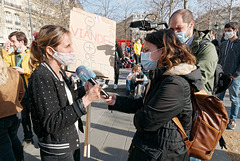 Interviewée par LCI