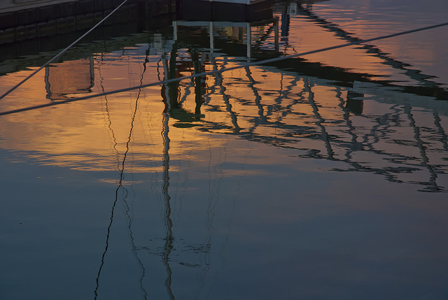 Près du quai un soir d'été