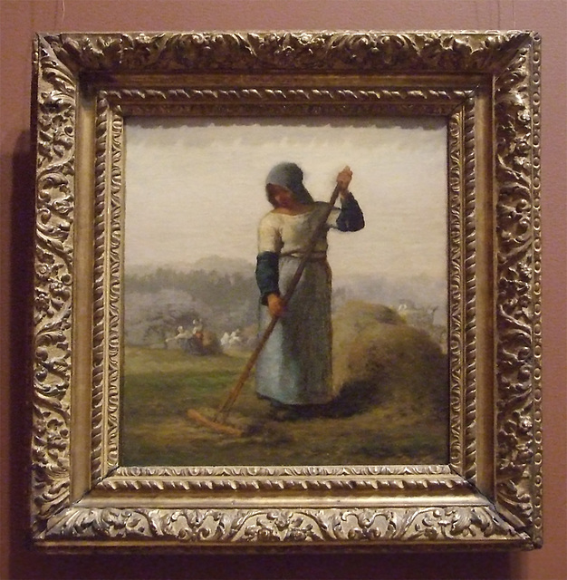 Woman with a Rake by Millet in the Metropolitan Museum of Art, July 2011