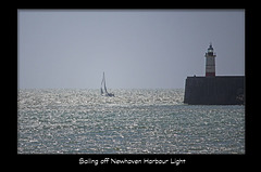 Sailing off Newhaven Harbour Light - 17.5.2015