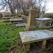 Shotwick church graveyard.