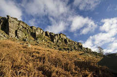Stanage Edge from Stanage Plantation