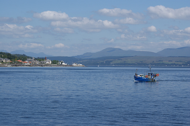 Fishing Boat On The Firth Of Clyde