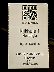 Ticket for Nostalgia