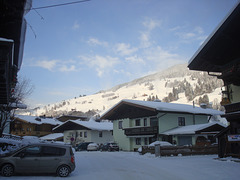 Blauer Himmel in Hinterglemm