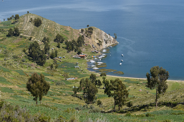 Bolivia, Titicaca Lake, Western Coast of the Island of the Sun