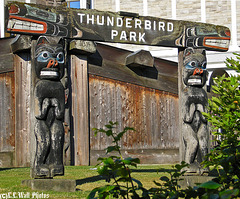 Twin Guardians of Thunderbird Park