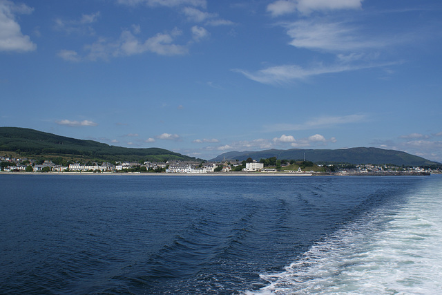 Leaving Dunoon