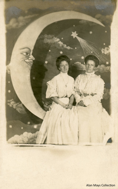 Women Posing with a Paper Moon (Full Version)