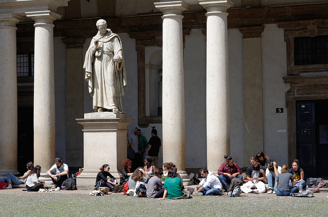 Les étudiants des Beaux-Arts