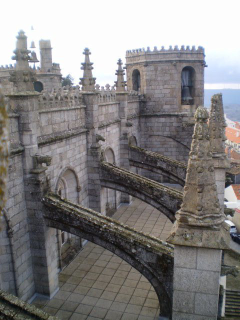 A view from the upper terrace.